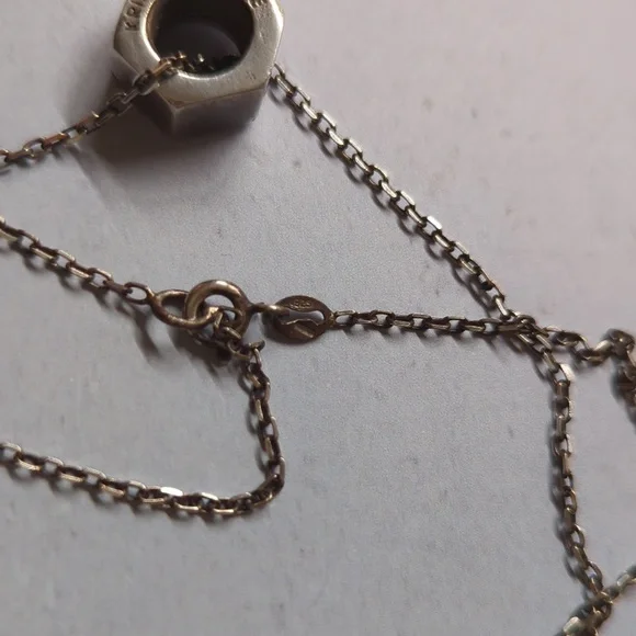 KrisVanAssche Bolt Sterling Silver Pendant and Necklace - Picture 7 of 7